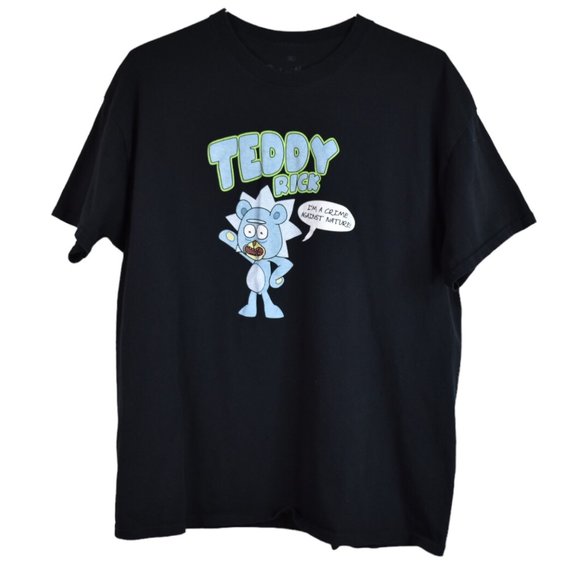 Ripple Junction Other - Rick and Morty Shirt XL Adult Unisex Adult Swim Teddy Rick Graphic Print Tee